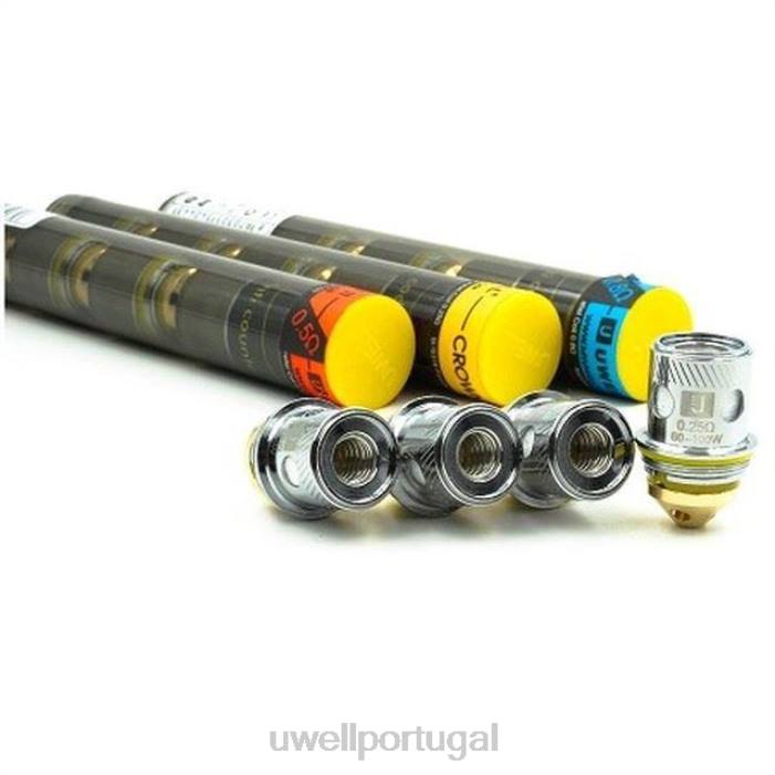 UWELL CROWN 2 bobinas de reposição (pacote com 4) sus316 paralelo 0,25ohm 22V8260 UWELL Vape For Sale
