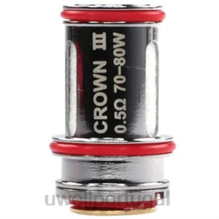 UWELL CROWN 3 bobinas (pacote com 4) 0,5ohm 22V893 UWELL Vape Disposable
