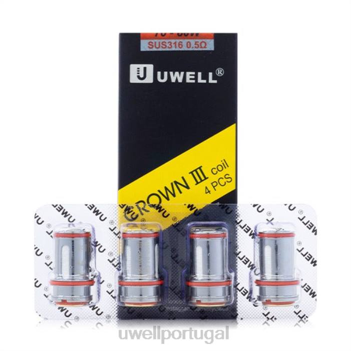UWELL CROWN 3 bobinas (pacote com 4) 0,5ohm 22V893 UWELL Vape Disposable