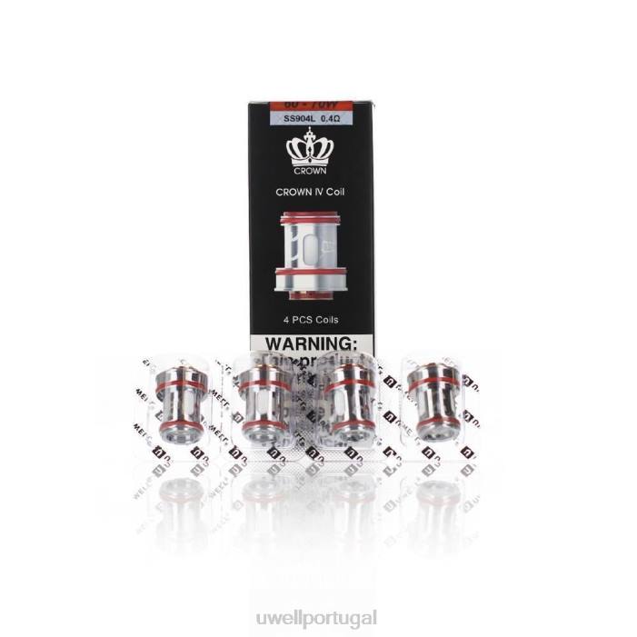 UWELL CROWN 4 bobinas de reposição (pacote com 4) bobina dupla 0,2ohm 22V8182 UWELL Lisbon