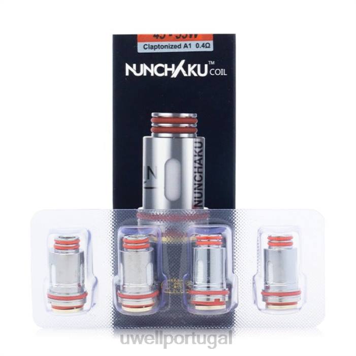 UWELL NUNCHAKU bobinas (pacote com 4) 0,4ohm 22V8262 UWELL Lisbon