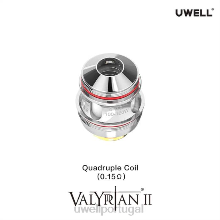 UWELL VALYRIAN 2 bobinas de reposição (pacote com 2) quádruplo 0,15ohm 22V831 UWELL Portugal