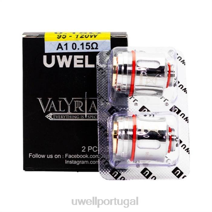 UWELL VALYRIAN bobina de substituição (pacote com 2) a1 0,15ohm 22V8259 UWELL Pod Descartavel
