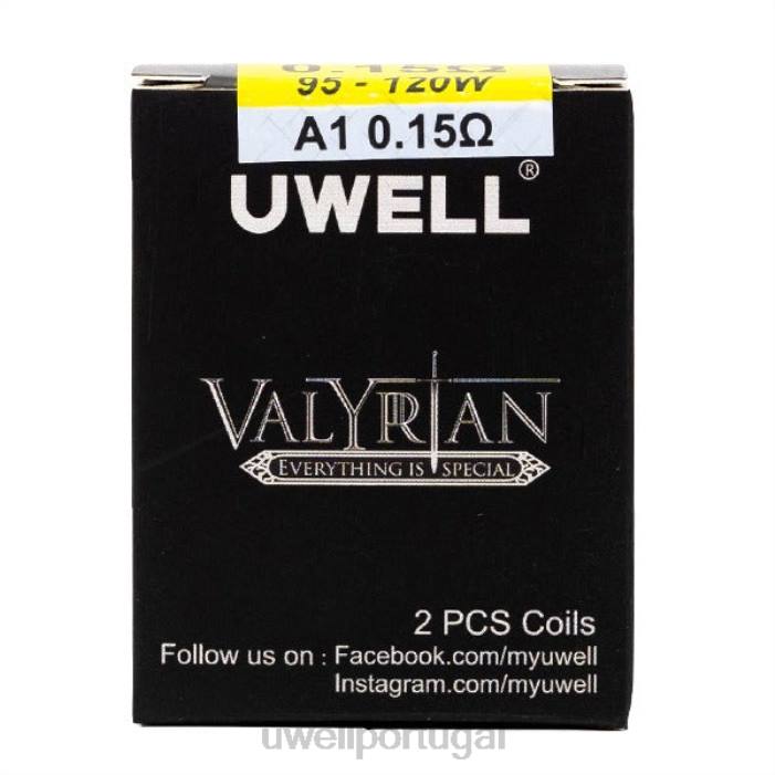 UWELL VALYRIAN bobina de substituição (pacote com 2) a1 0,15ohm 22V8259 UWELL Pod Descartavel