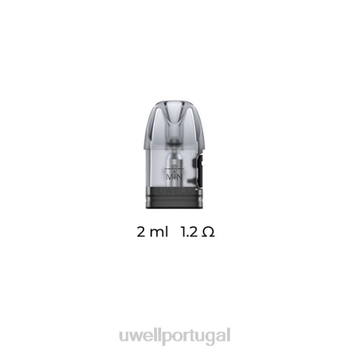 UWELL CALIBURN A2S cápsula de substituição | (pacote com 4) 1,2ohm 22V832 UWELL Lisbon