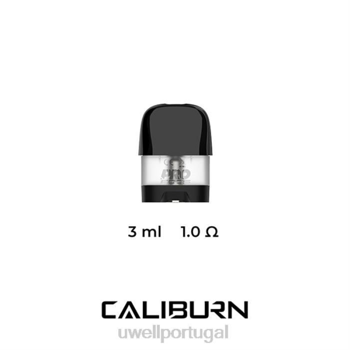UWELL CALIBURN X cápsulas de substituição | 2 pacotes 1,0ohm 22V847 UWELL Sabor