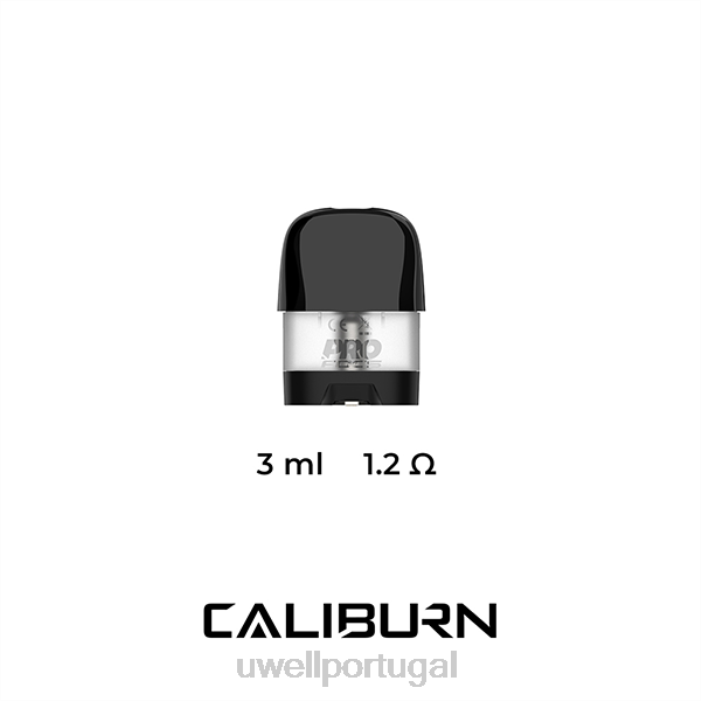 UWELL CALIBURN X cápsulas de substituição | 2 pacotes 1,2ohm 22V848 UWELL Descartavel