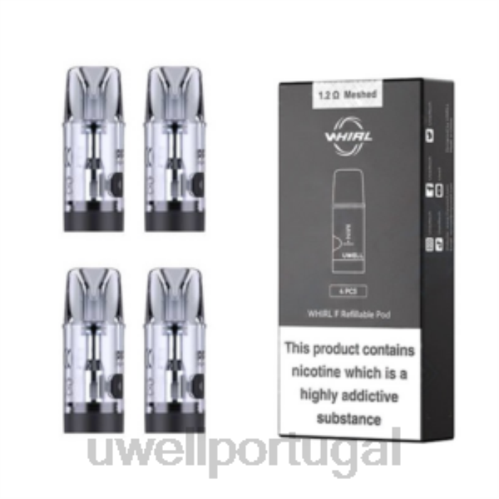 UWELL WHIRL F vagens (pacote com 4) 1,2ohm 22V8198 UWELL Descartavel