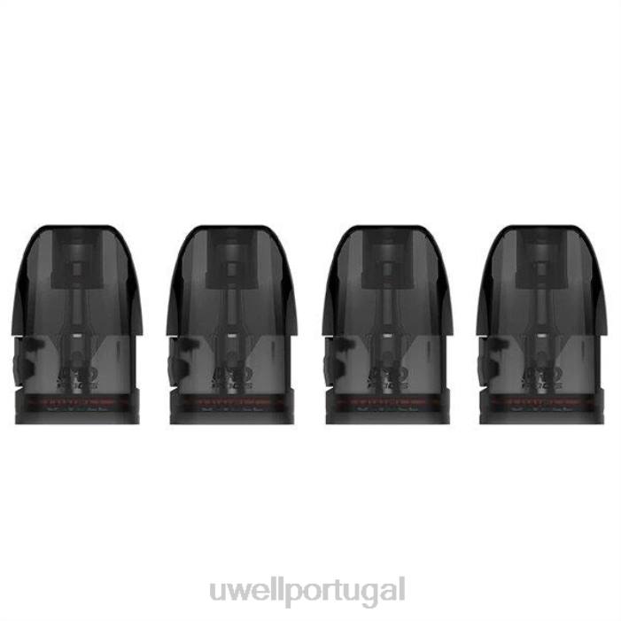 UWELL cápsulas de substituição de tripé Pacote de 4 22V8107 UWELL Sabor