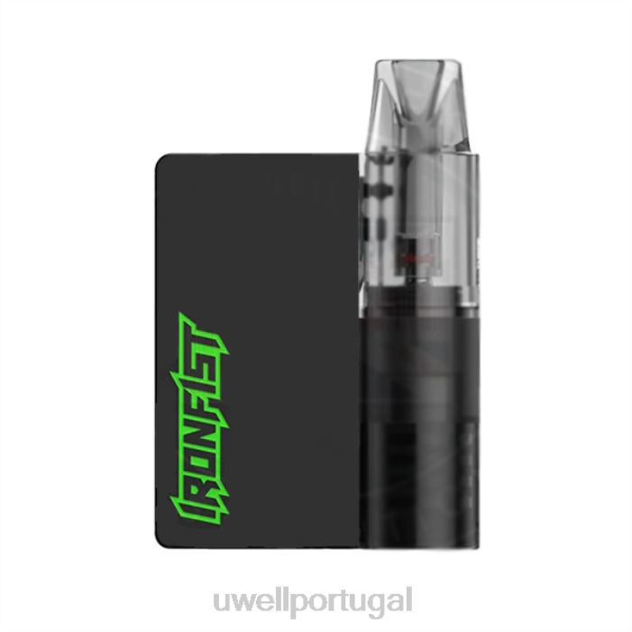 UWELL CALIBURN IRONFIST L módulo de pod Preto fosco 22V8159 UWELL Pod Descartavel