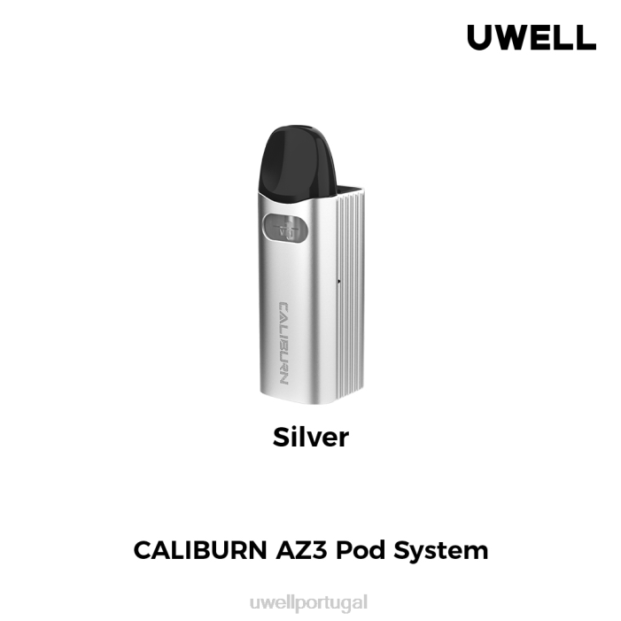 UWELL CALIBURN AZ3 kit (sistema pod) prata 22V8149 UWELL Pod Descartavel