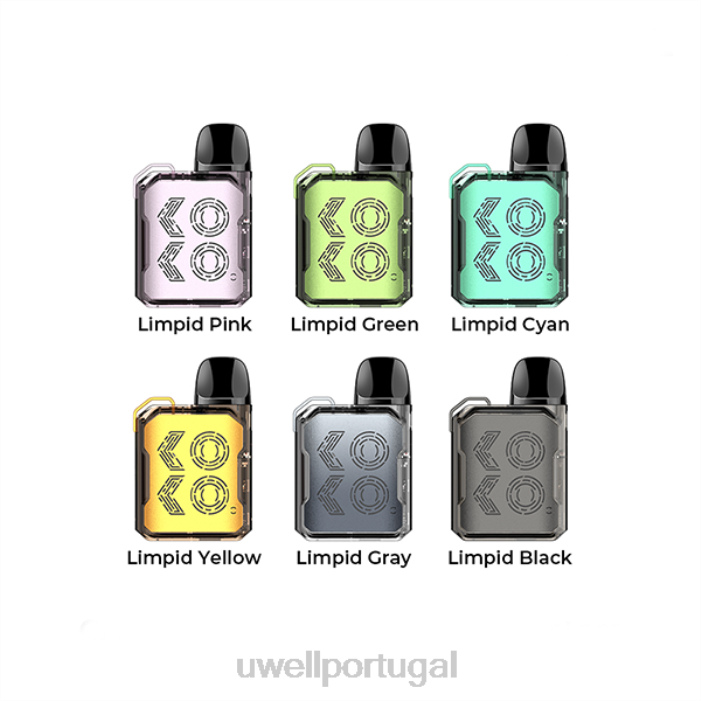 UWELL CALIBURN GK2 conjunto de cápsulas amarelo límpido 22V8103 UWELL Vape Disposable