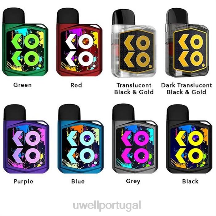 UWELL CALIBURN KOKO PRIME kit de cápsula 15w azul 22V8179 UWELL Pod Descartavel