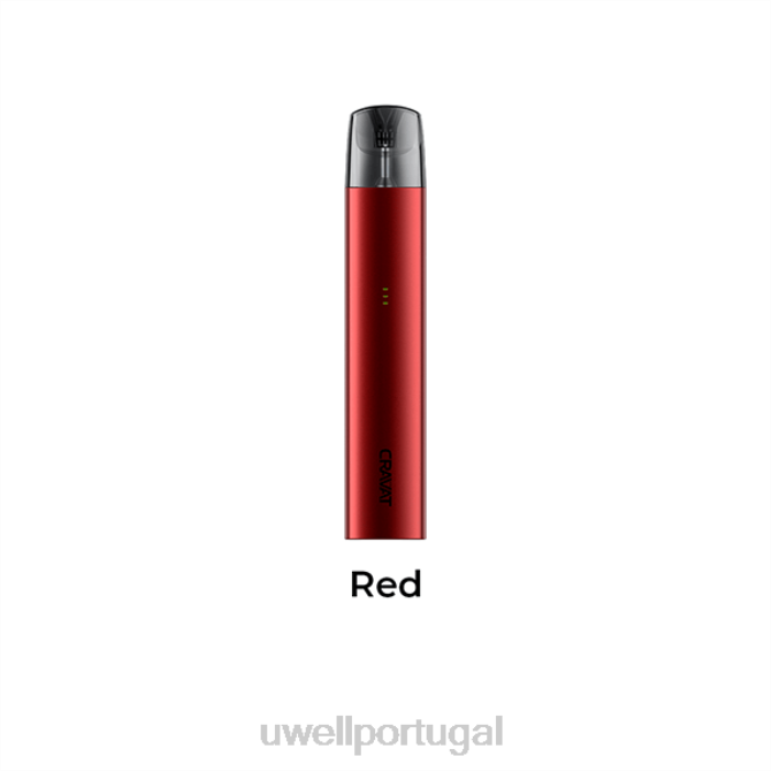 UWELL CRAVAT sistema de pod vermelho 22V878 UWELL Descartavel