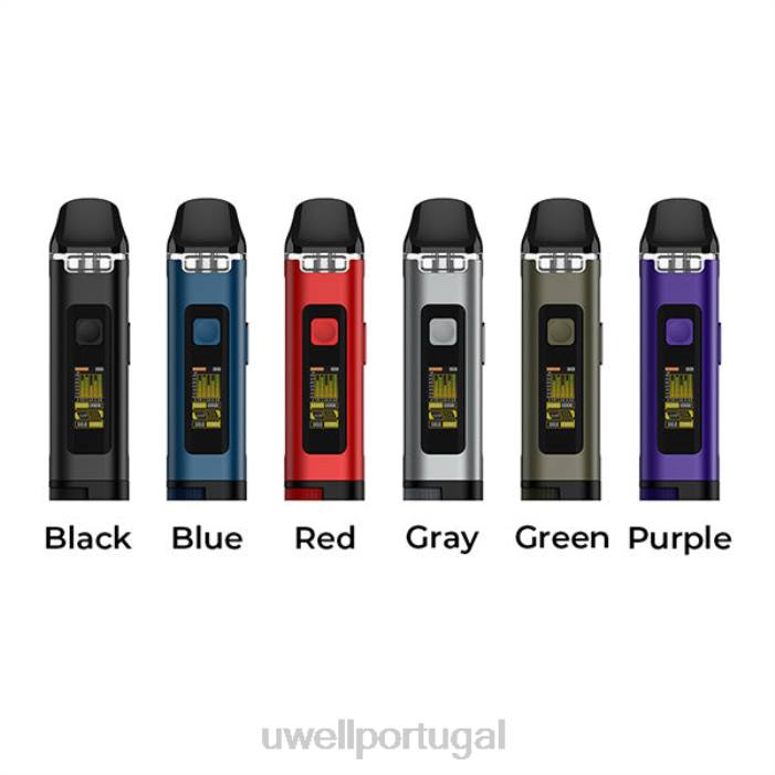 UWELL CROWN D conjunto de cápsulas preto 22V8117 UWELL Sabor