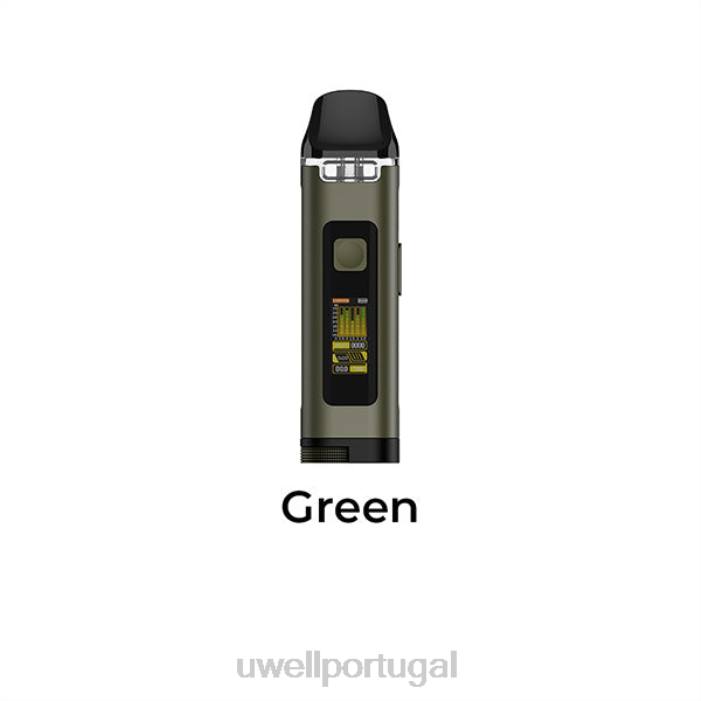 UWELL CROWN D conjunto de cápsulas verde 22V8119 UWELL Pod Descartavel