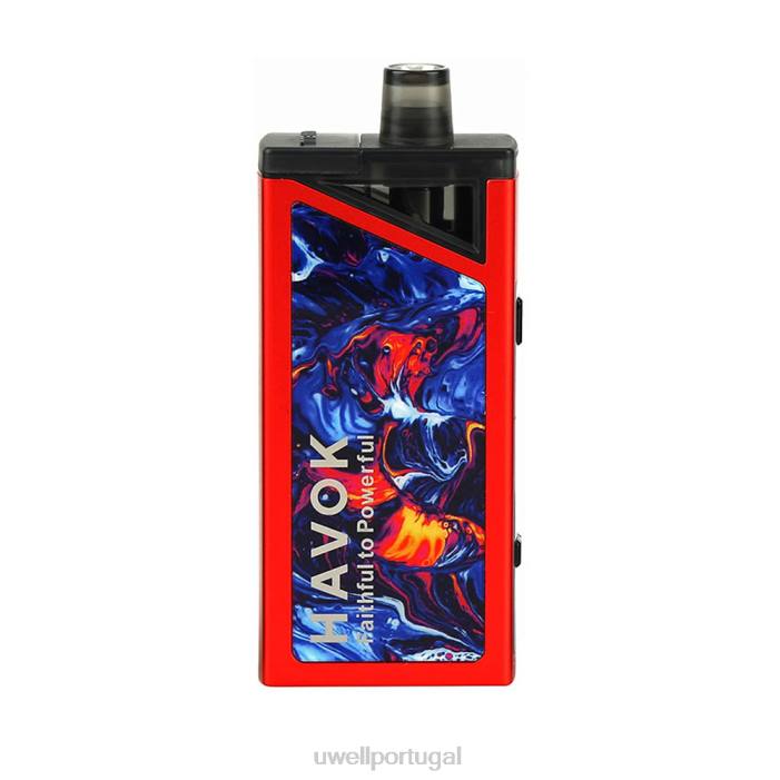 UWELL HAVOK V1 conjunto 65w vermelho 22V8188 UWELL Descartavel