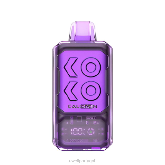 UWELL CALIBURN vape descartável da barra s12000 gelo de uva 22V8285 UWELL Online Shop